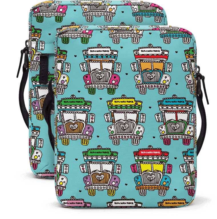 Colorful Indian Truck Art Pattern Bag