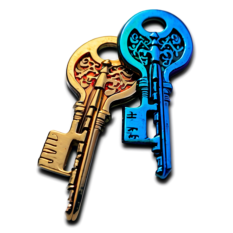 Colorful Keys Png 05242024