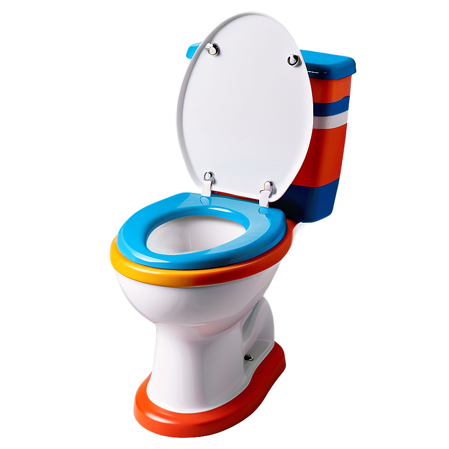 Colorful Kids Toilet Png Hgg64