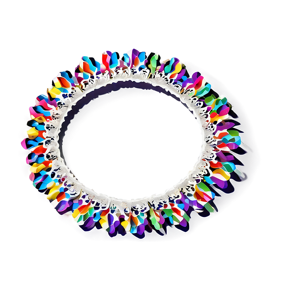 Colorful Lace Circle Png 50