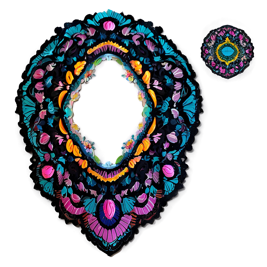 Colorful Lace Circle Png Ree84