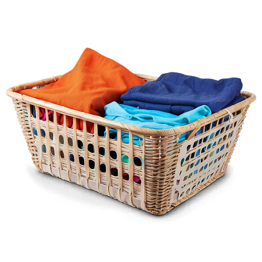 Colorful Laundry Basket For College Png Tvf