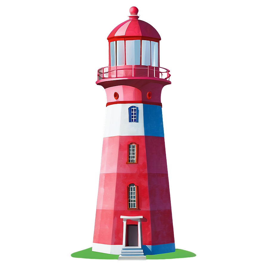 Colorful Lighthouse Png Tyn35