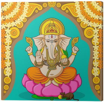 Colorful Lord Ganesha Artwork