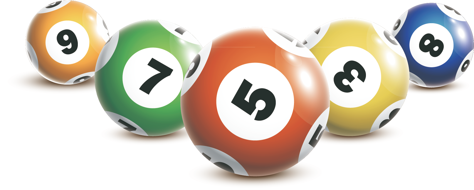 Colorful Lottery Balls Vector