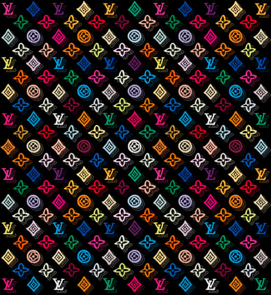 Colorful Louis Vuitton Pattern