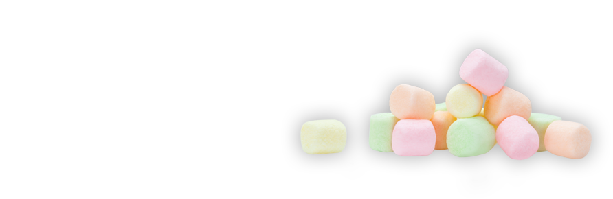 Colorful Marshmallows Transparent Background