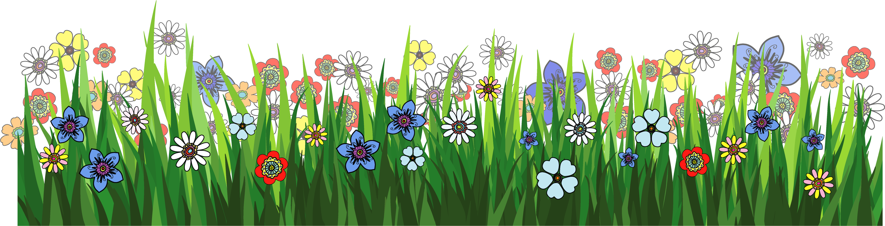 Colorful_ Meadow_ Flowers_ Banner