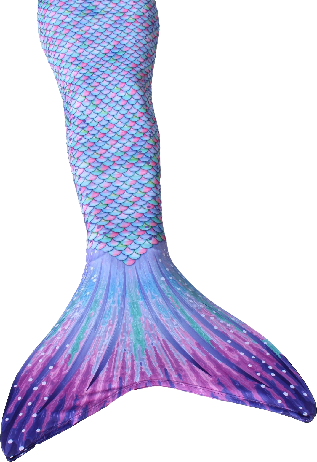 Colorful Mermaid Tail Costume Fabric