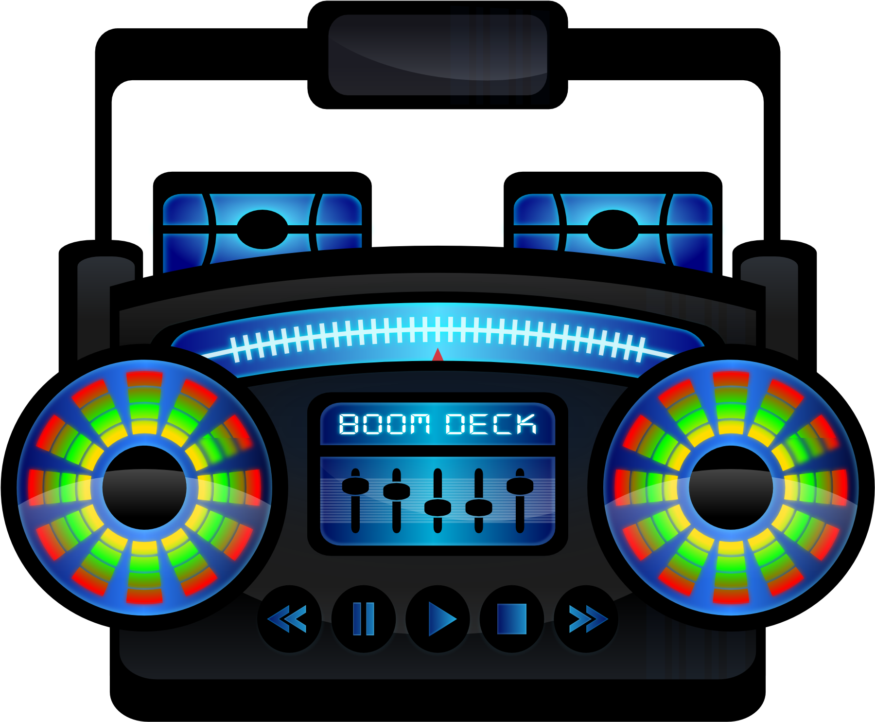 Colorful Modern Boombox