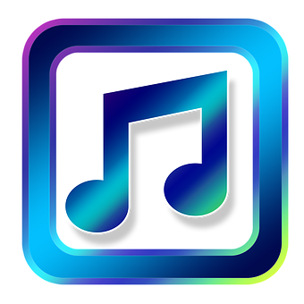 Colorful Music Note Icon