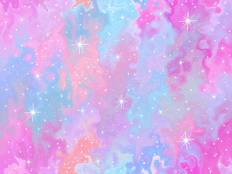 Colorful Nebula Stars Pattern