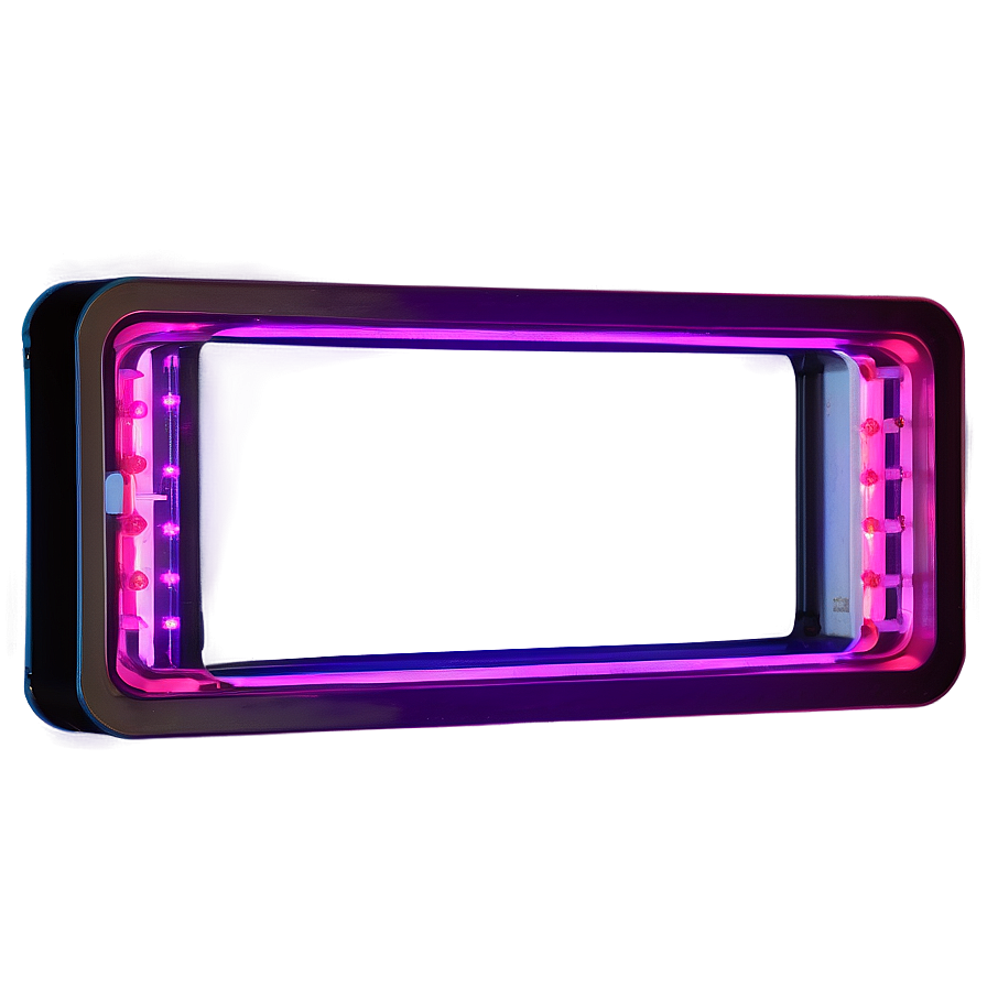 Colorful Neon Rectangle Png 06272024