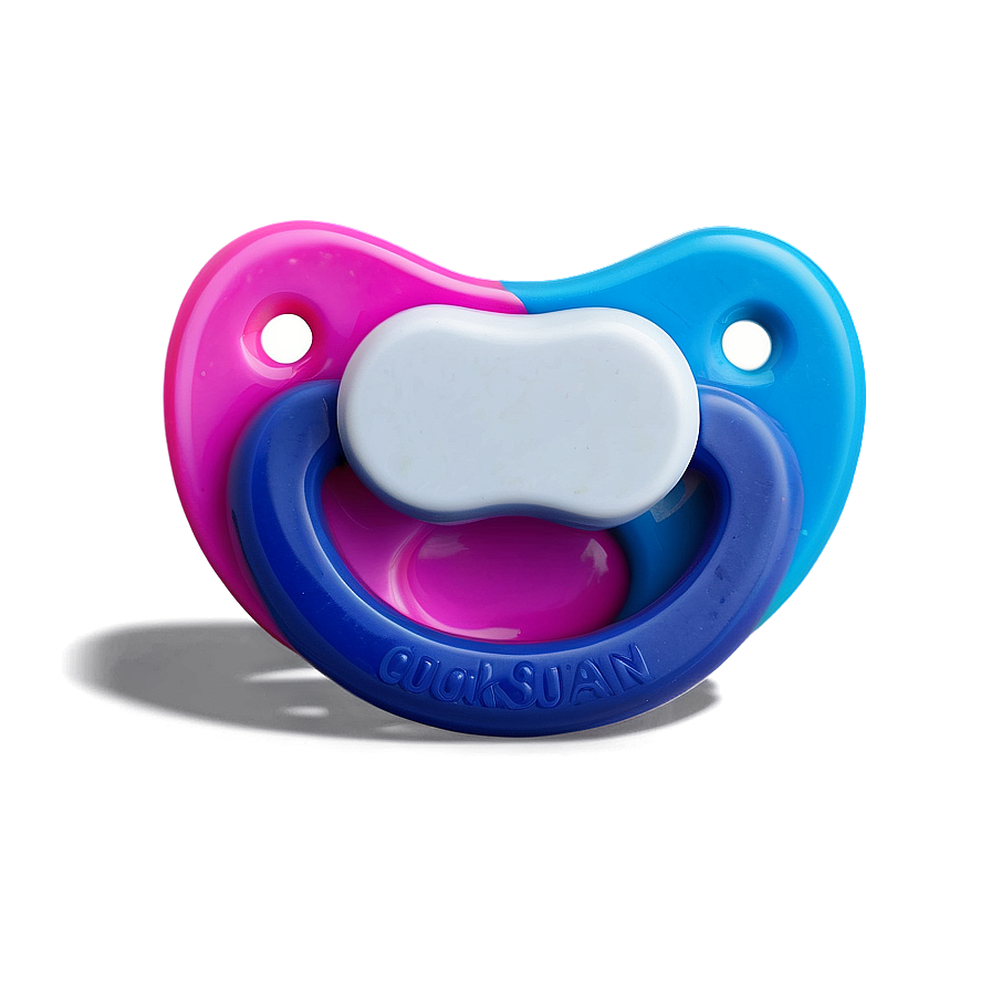 Colorful Newborn Pacifier Png Fej