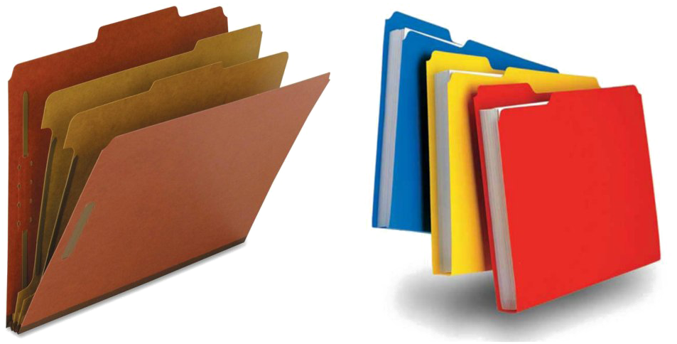 Colorful Office Folders