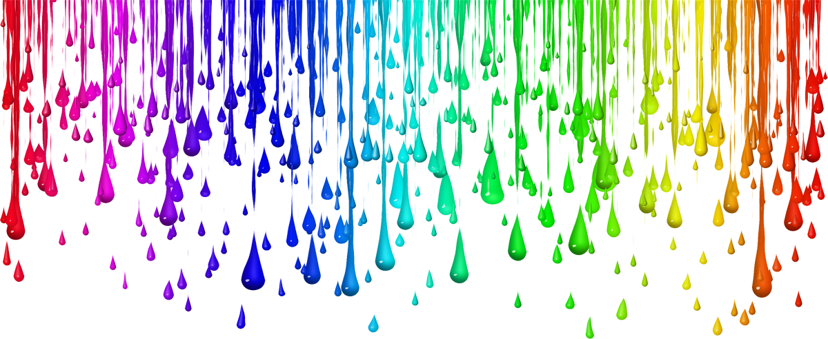 Colorful Paint Drips Background