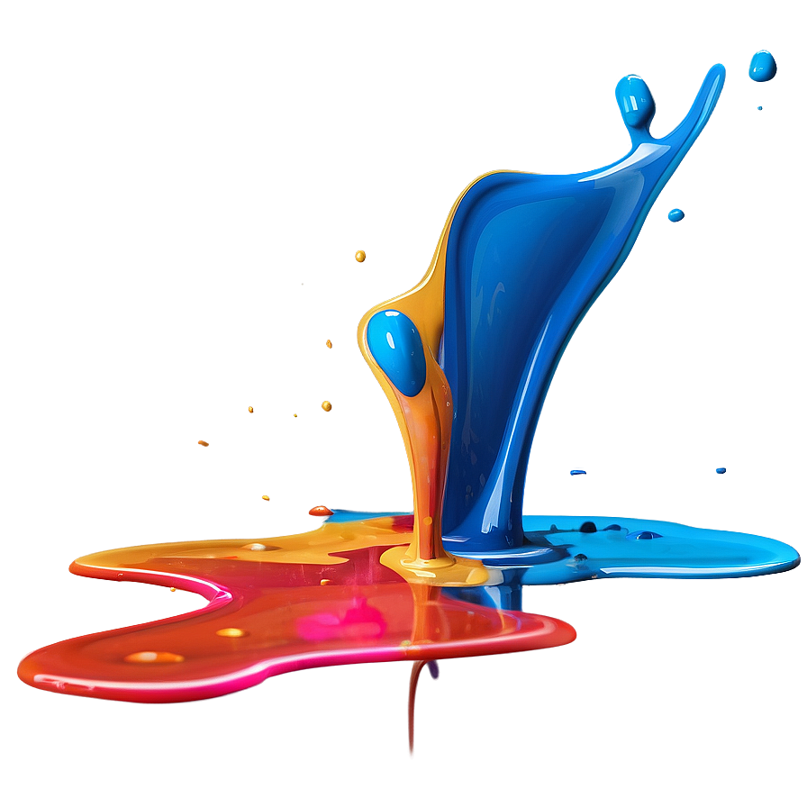 Colorful Paint Splash Png 40