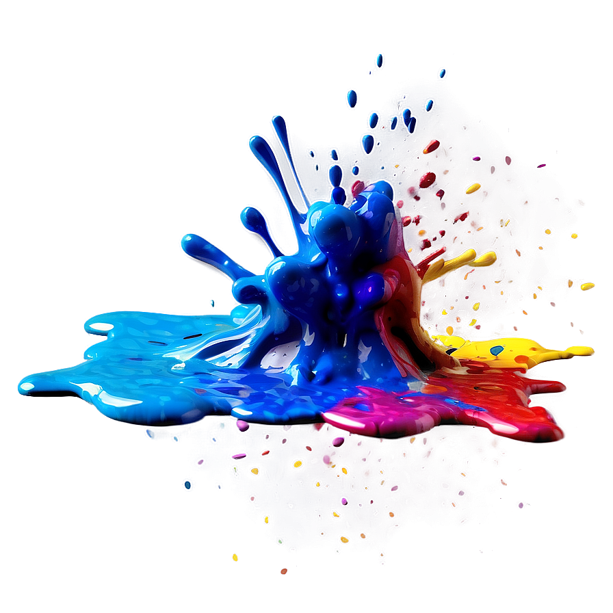 Colorful Paint Splatter Png 05042024