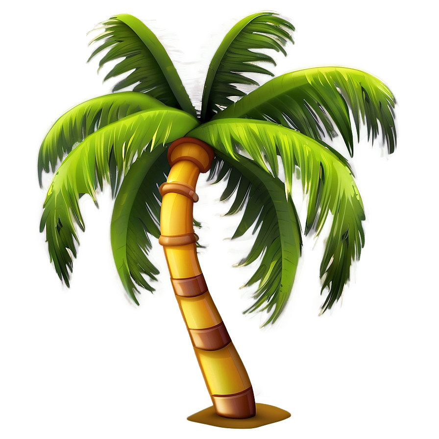 Colorful Palm Tree Emoji Png 16