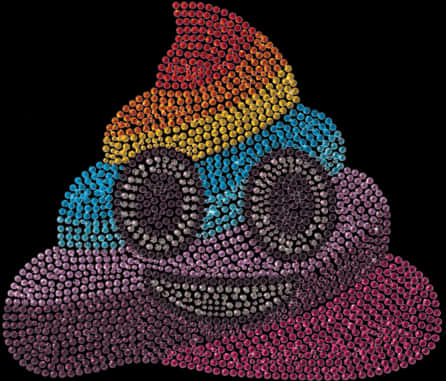Colorful Party Hat Mosaic