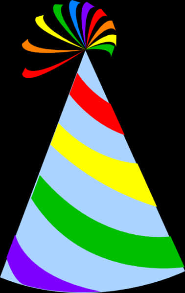 Colorful Party Hat Vector