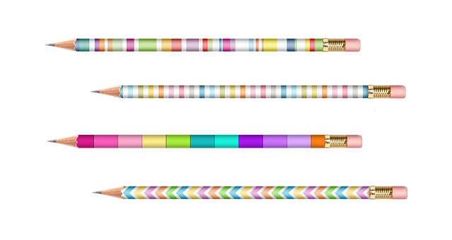 Colorful Patterned Pencils