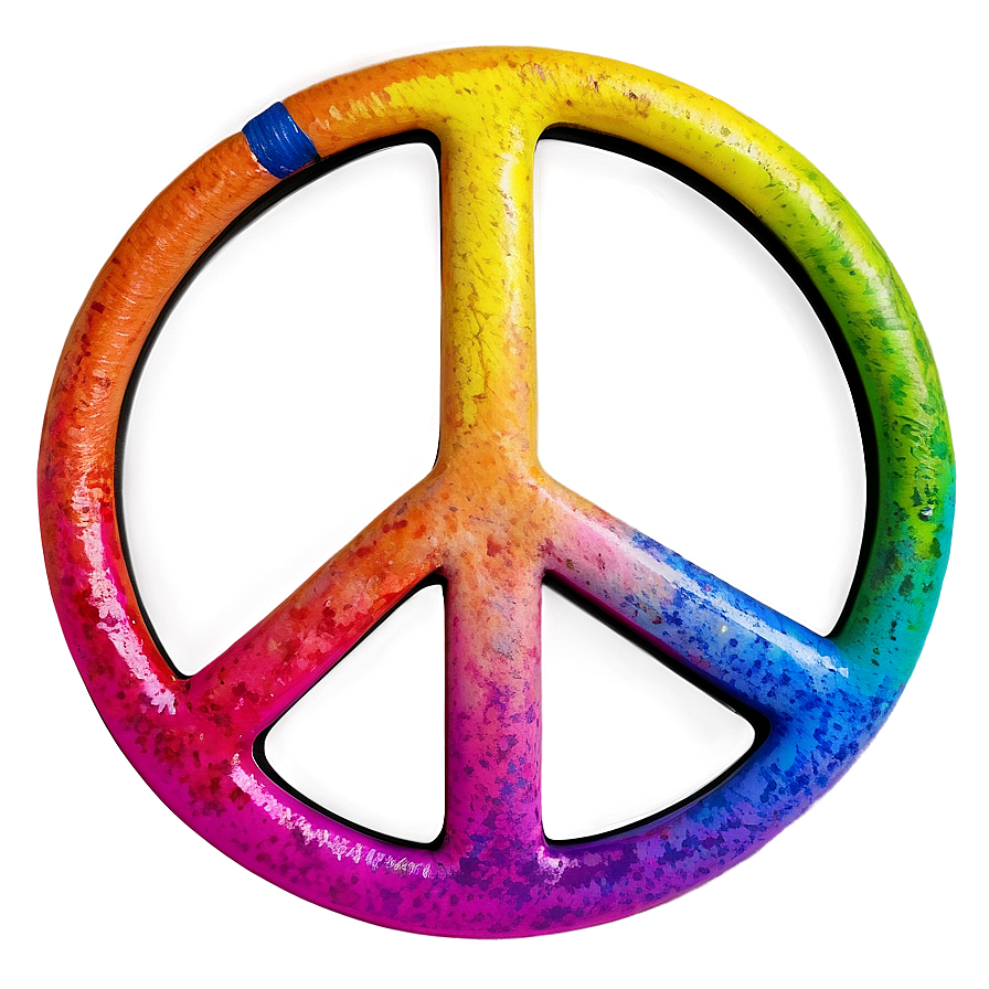 Colorful Peace Sign Png 05252024