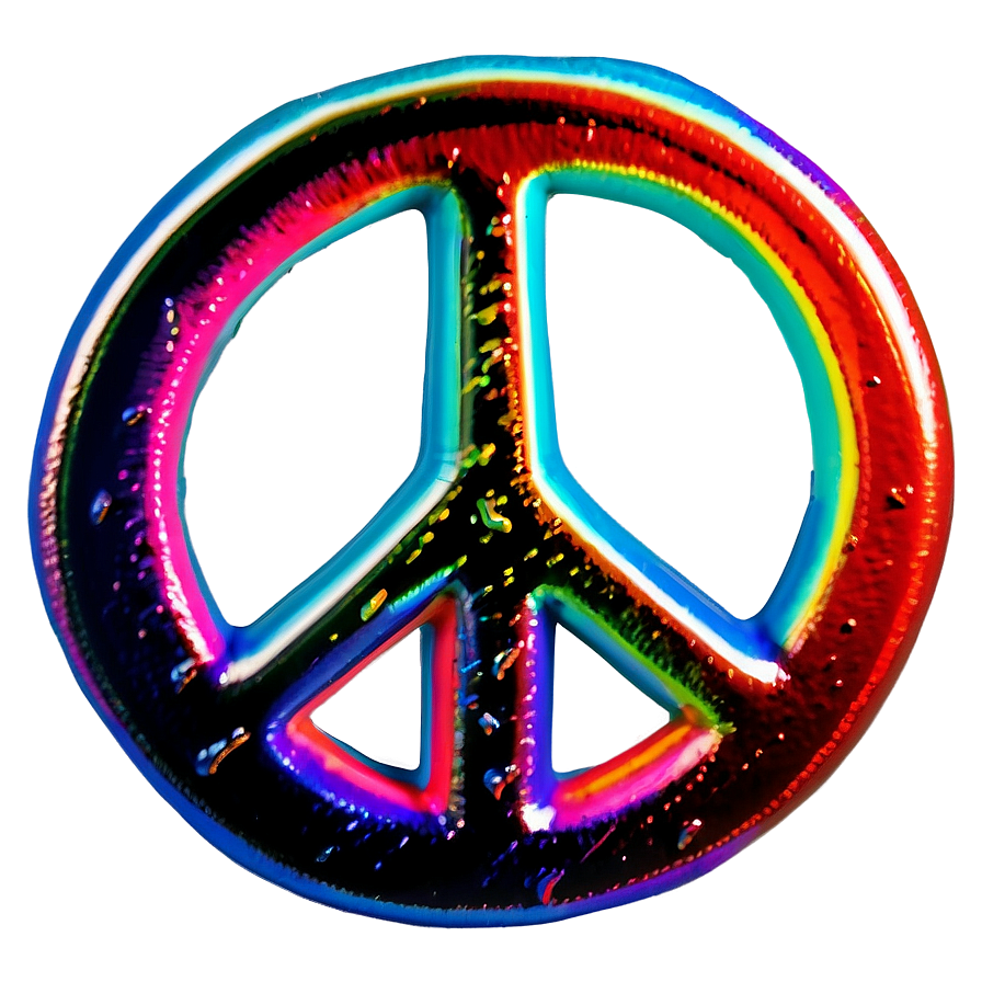 Colorful Peace Sign Png 05252024