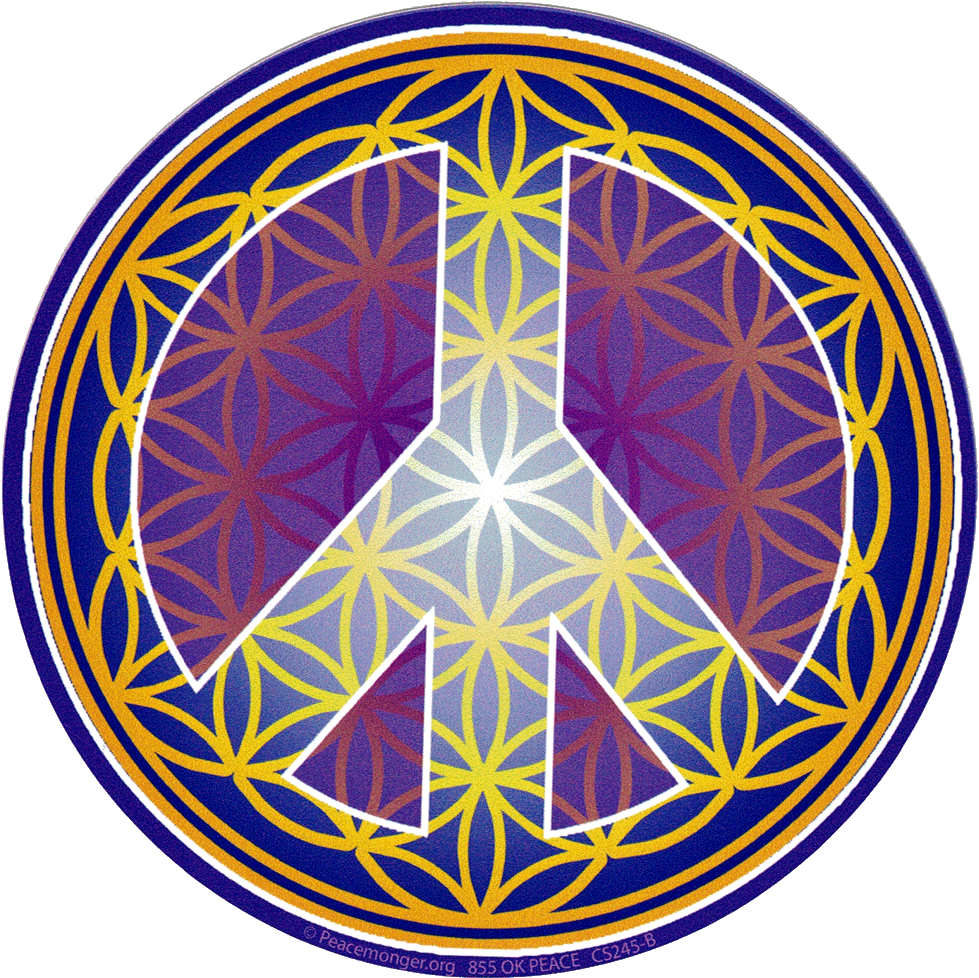 Colorful Peace Symbol Design