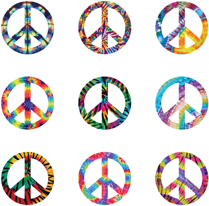 Colorful Peace Symbols Collection