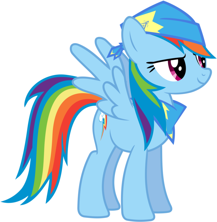 Colorful Pegasus Cartoon Character