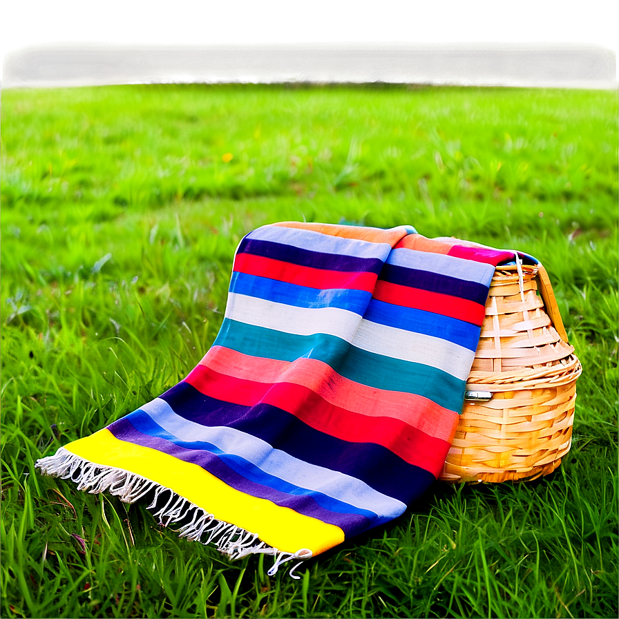 Colorful Picnic Blanket Png 54