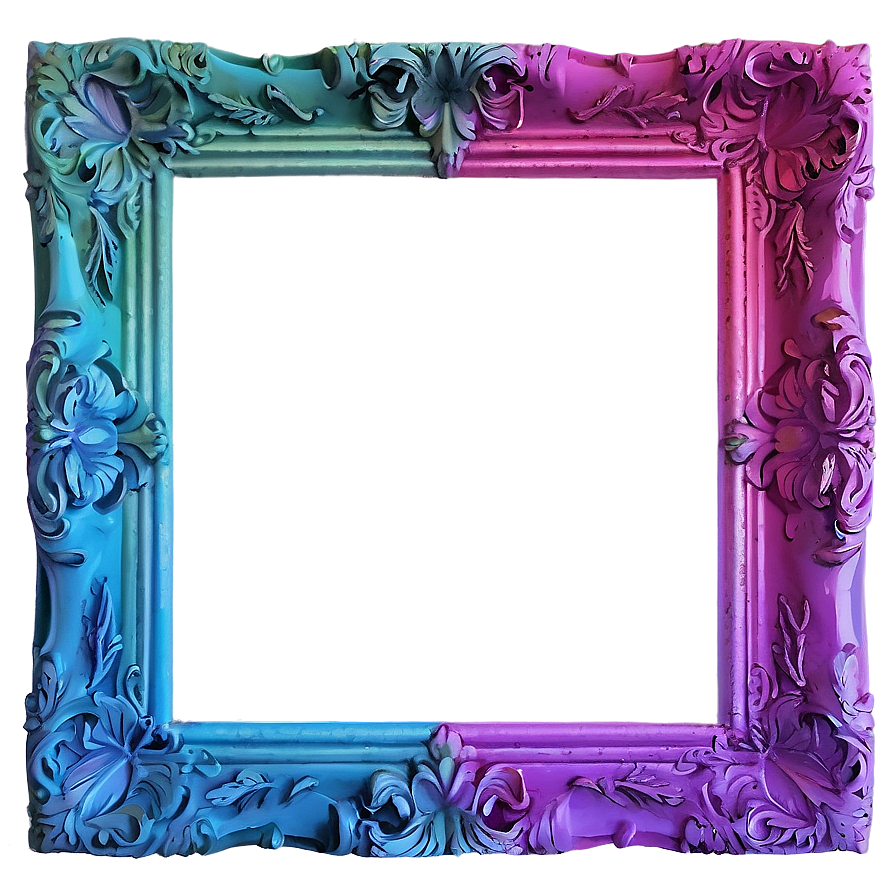 Colorful Picture Frame Png 96