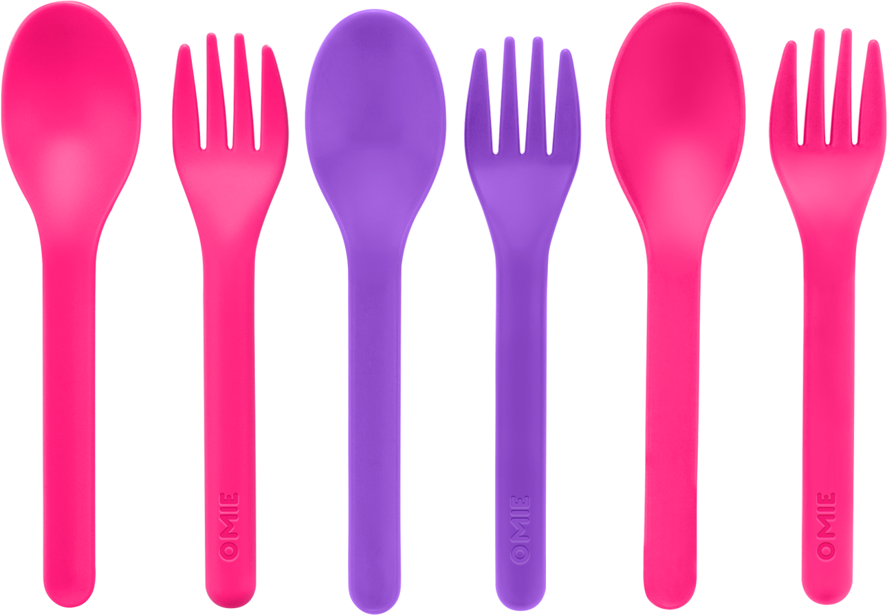 Colorful Plastic Cutlery Set