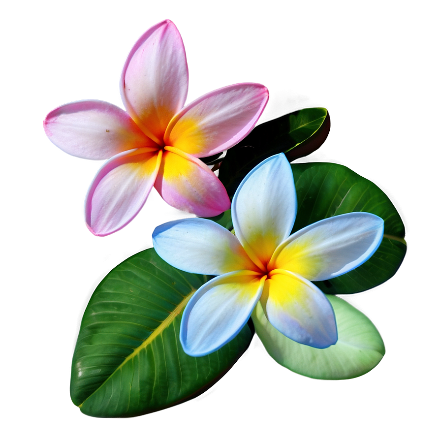 Colorful Plumeria Png Vhk