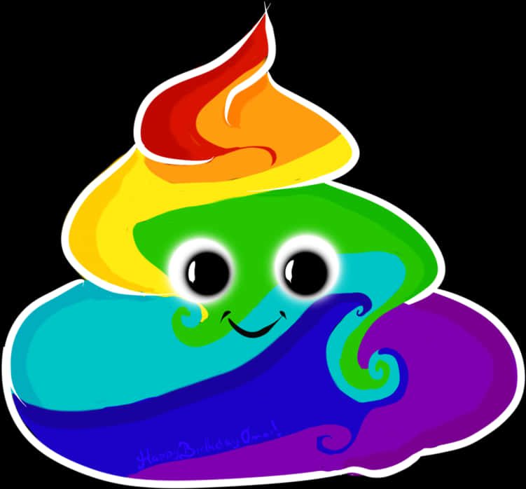 Colorful_ Poop_ Emoji_ Artwork