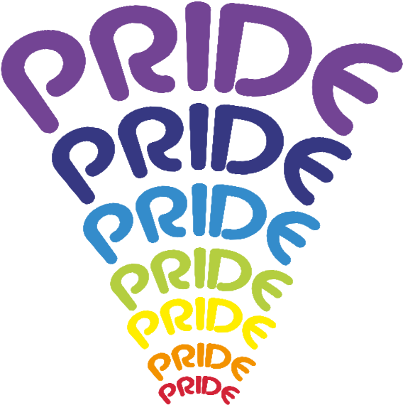 Colorful Pride Text Illustration