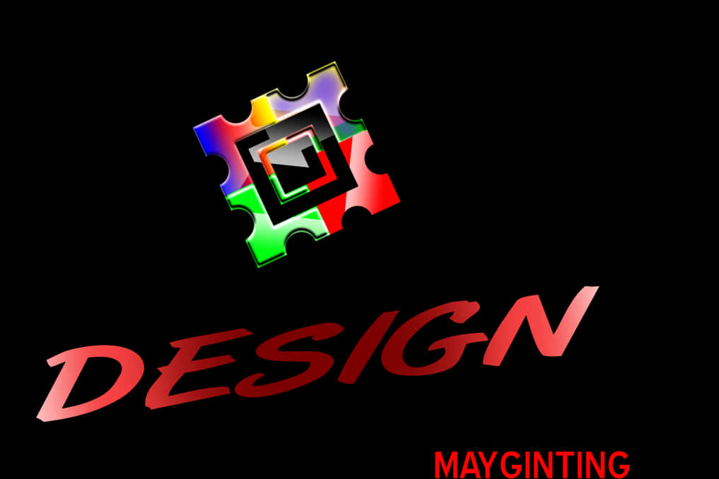 Colorful Puzzle Piece Design Concept