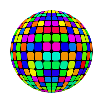 Colorful Puzzle Sphere