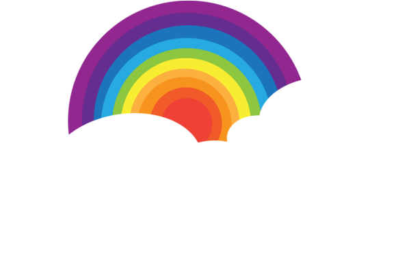 Colorful Rainbowand Clouds