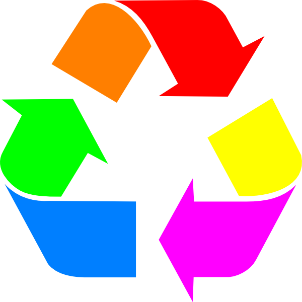 Colorful Recycle Symbol Graphic