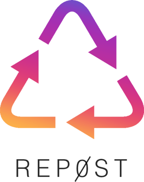 Colorful Recycling Triangles Logo