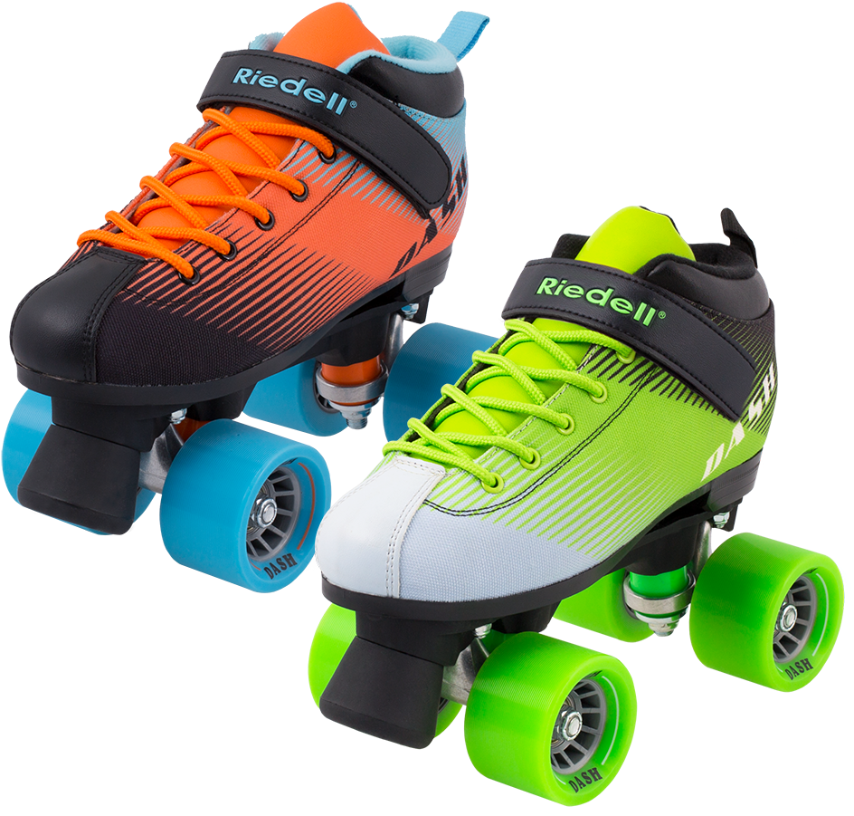 Colorful Riedell Roller Skates