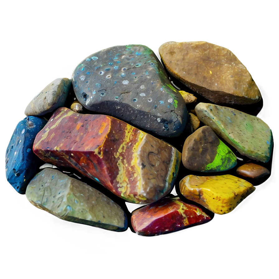 Colorful Rocks Png Oyv