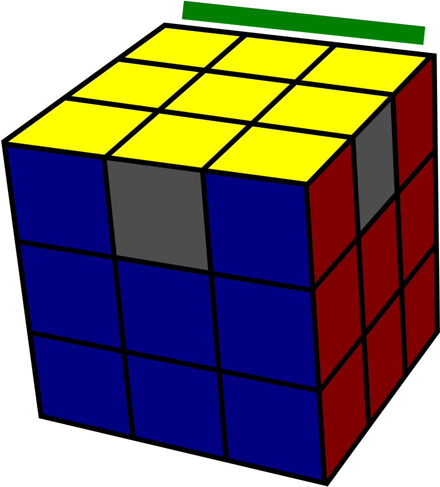 Colorful Rubiks Cube Illustration