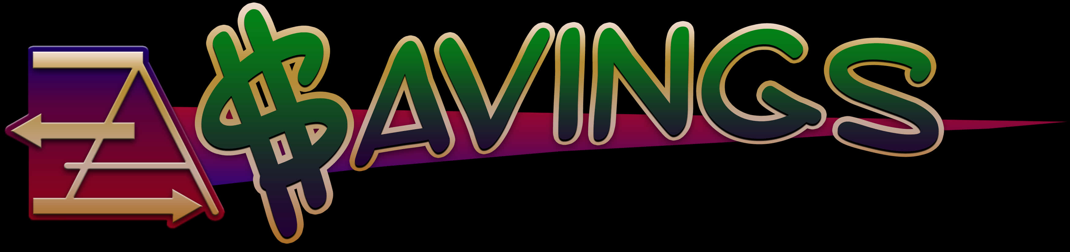 Colorful Savings Logo