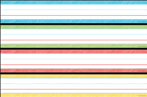 Colorful Scribbled Lines Texture