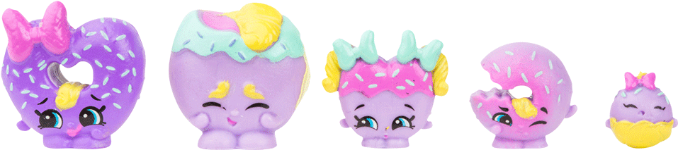 Colorful Shopkins Characters Lineup