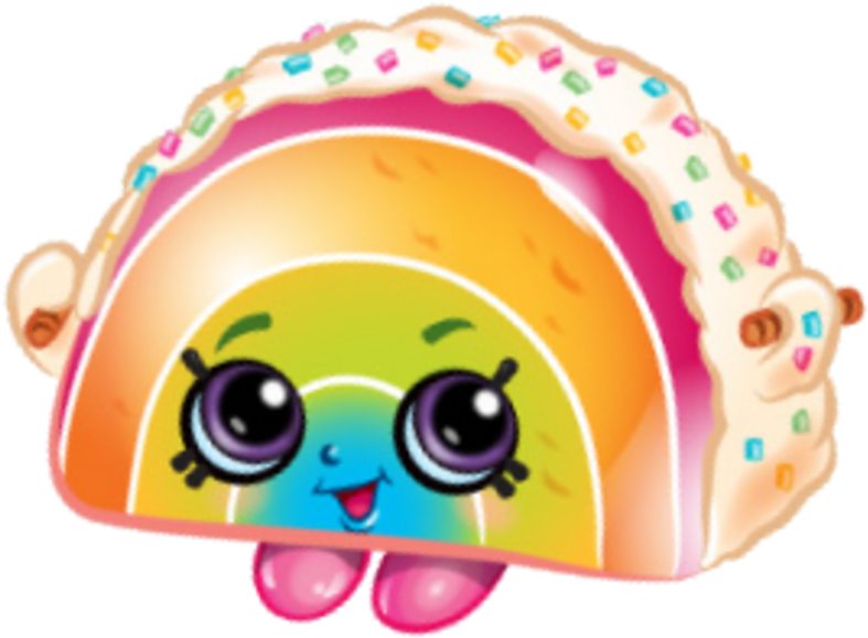 Colorful Shopkins Taco Character