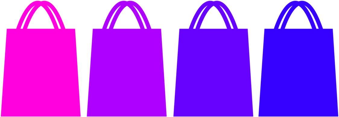 Colorful Shopping Bags Row